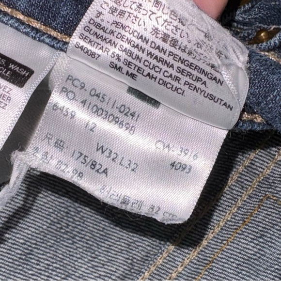 Levi’s Men’s Size 32/32 Dark Wash 511 Slim Fit Straight Leg Stretch Jeans - Picture 8 of 8